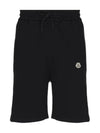 Jersey Bermuda Shorts Black - MONCLER - BALAAN 1