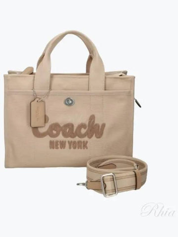 Cargo Women s Tote Bag CP158 LH Dark NATURAL - COACH - BALAAN 1