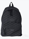 BB Monogram Jacquard Canvas Medium Backpack Black - BALENCIAGA - BALAAN 2