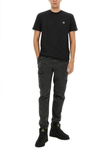 Stone Island T-Shirt With Logo - STONE ISLAND - BALAAN 1