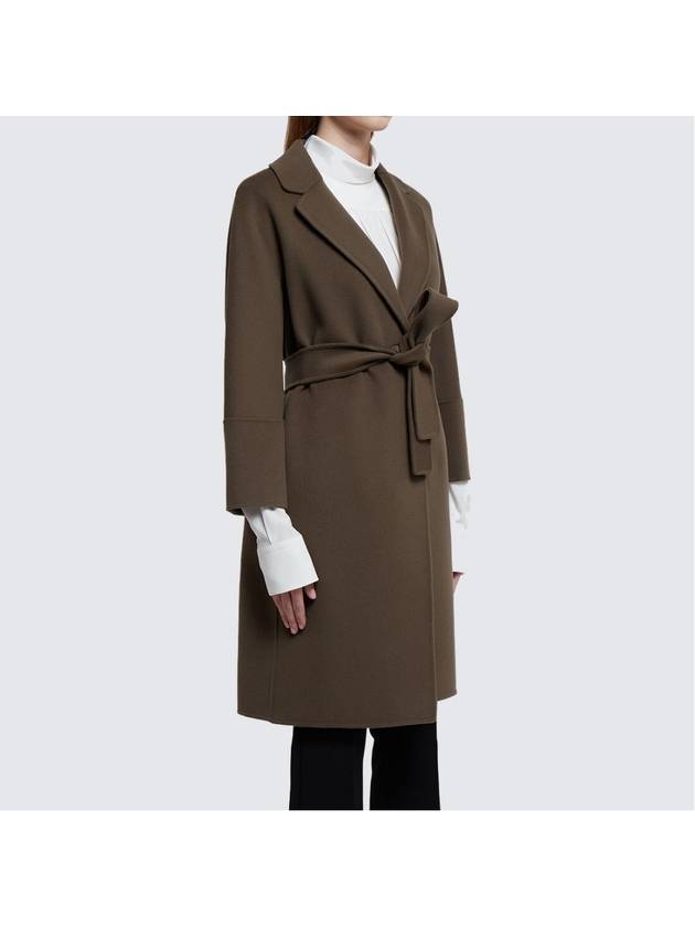 Arona Virgin Wool Single Coat Sage Green - MAX MARA - BALAAN 4