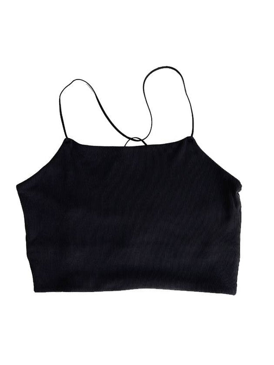 Women's Yoga Lux Tank Top Sleeveless Black - NIKE - BALAAN 1