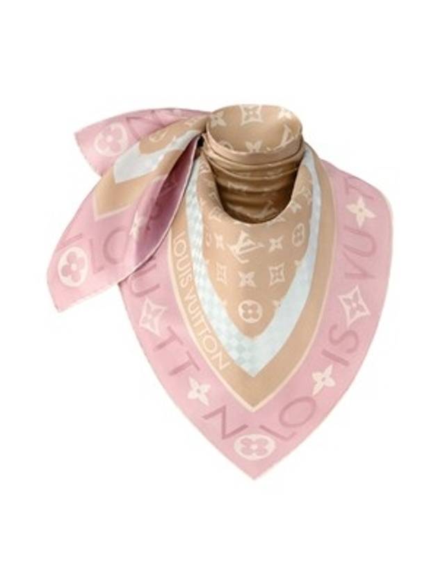 Monogram Infinity Square 90 Scarf Beige - LOUIS VUITTON - BALAAN 1