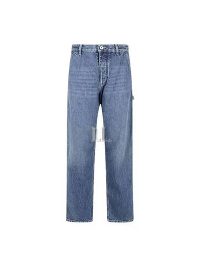 Denim Straight Jeans Blue - BOTTEGA VENETA - BALAAN 2