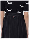 Short Pleated Skirt Navy - THOM BROWNE - BALAAN 9