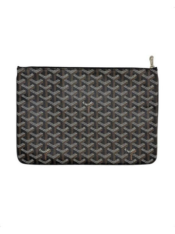 Sena Clutch Bag MM Black APMSENAT2 01 - GOYARD - BALAAN 1