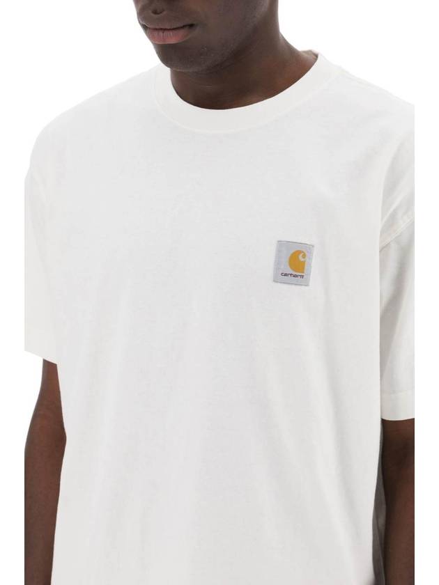 Relaxed Fit Nelson Short Sleeve T-Shirt White - CARHARTT WIP - BALAAN 5