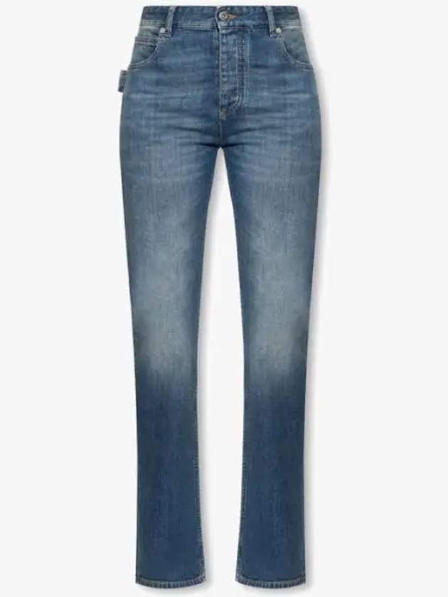 Light Washed Slim Fit Denim Jeans Blue - BOTTEGA VENETA - BALAAN 2