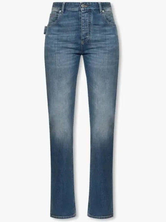 Light Washed Slim Fit Denim Jeans Blue - BOTTEGA VENETA - BALAAN 2