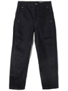 Mid-Rise Twisted Jeans Black - LEMAIRE - BALAAN 2