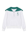 Woman Sailor Collar SweatshirtWhite - DAREPLAY - BALAAN 3