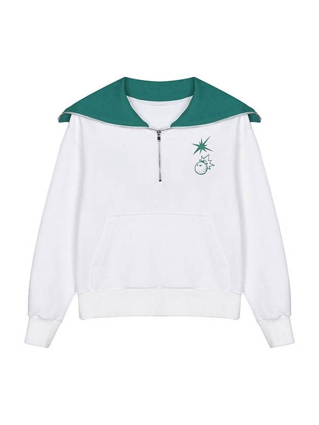 Woman Sailor Collar SweatshirtWhite - DAREPLAY - BALAAN 3