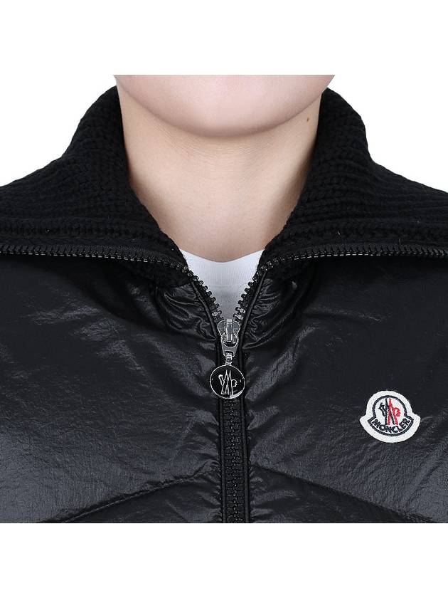 Patch logo knit padded vest 9I00002 M2089 999 - MONCLER - BALAAN 7