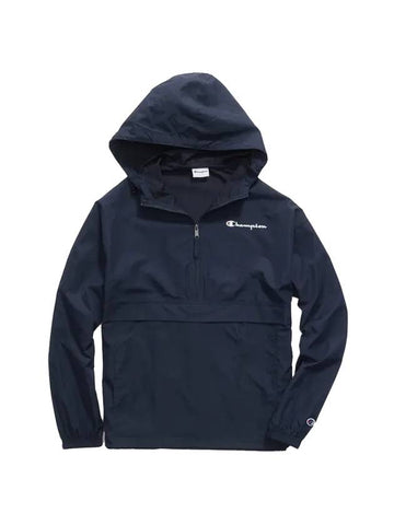 Script Logo Packable Anorak Navy - CHAMPION - BALAAN 1