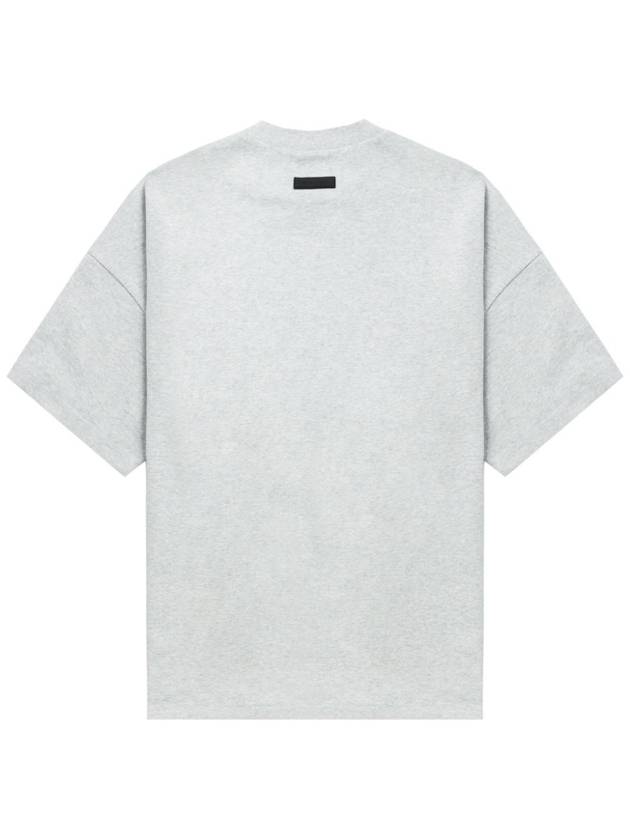 Heavy Jersey Crew Neck Short Sleeve T-Shirt Light Heather Grey - FEAR OF GOD ESSENTIALS - BALAAN 7