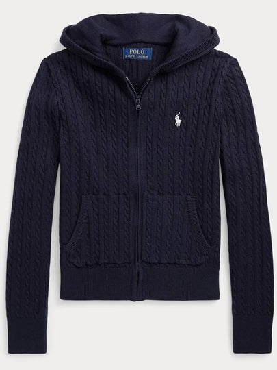 cable knit cardigan navy - POLO RALPH LAUREN - BALAAN 2