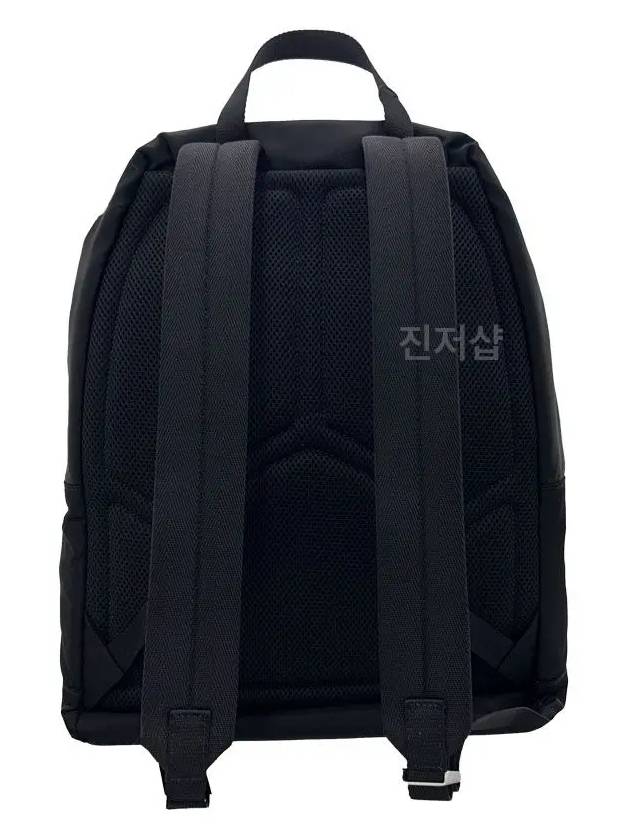 Triangle Logo Nylon Backpack Black - PRADA - BALAAN 4