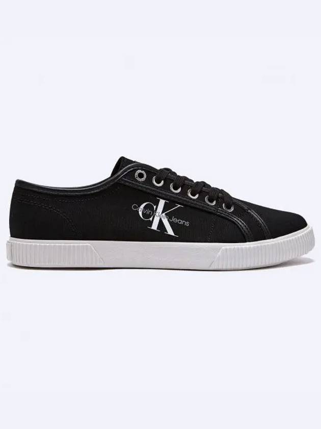 Jeans Monaco Low Top Sneakers Black - CALVIN KLEIN - BALAAN 2