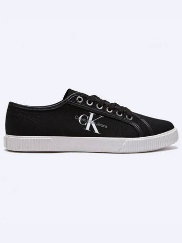 Jeans Monaco Low Top Sneakers Black - CALVIN KLEIN - BALAAN 1