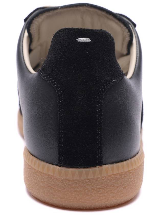 Replica Calfskin Low Top Sneakers Black - MAISON MARGIELA - BALAAN 5