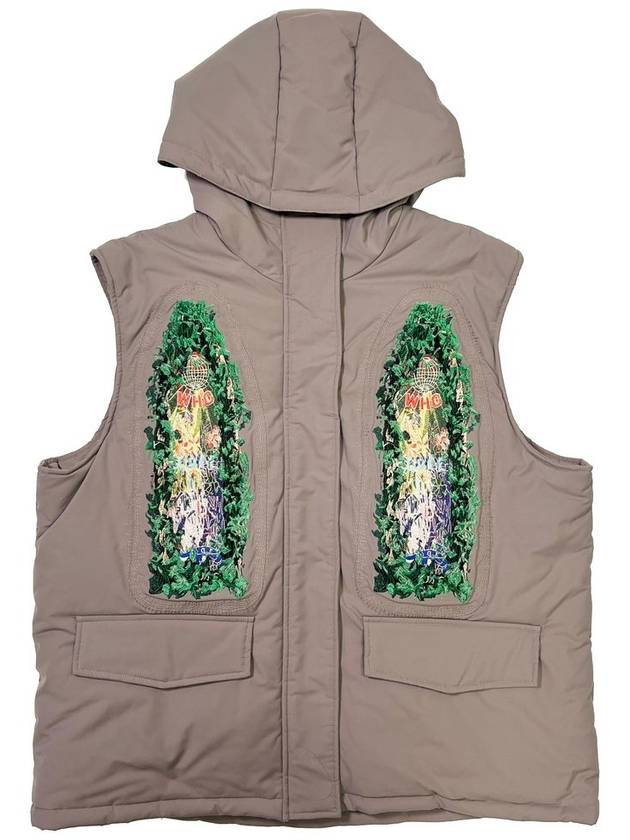 Men s Garden Glass Hooded Vest - WHO DECIDES WAR - BALAAN 1