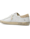 Superstar Brown Tab Classic Leather Low Top Sneakers White - GOLDEN GOOSE - BALAAN 5