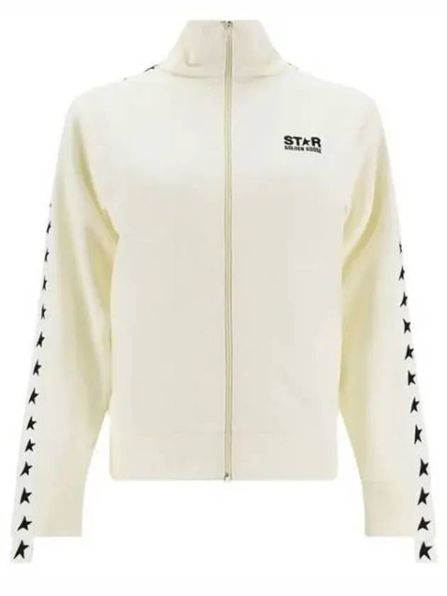 Star Logo Track Jacket White - GOLDEN GOOSE - BALAAN 2