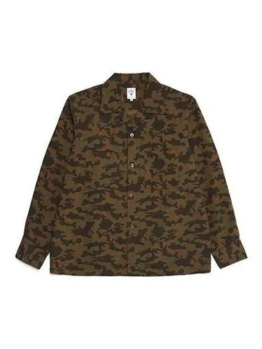 South2 West8 Jacket Southwest Open Up Long Sleeve Shirt Khaki Charcoal - SOUTH2 WEST8 - BALAAN 1