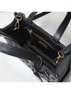 Matelasse Nappa Leather Tote Bag Black - MIU MIU - BALAAN 6