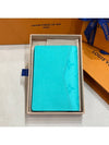 Cowhide leather pocket card wallet mint blue - LOUIS VUITTON - BALAAN 4