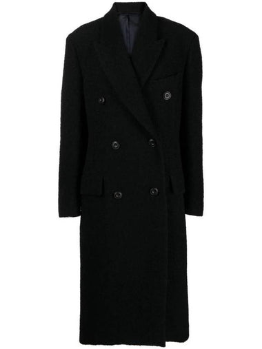 Wool Double Coat Black - ACNE STUDIOS - BALAAN 1