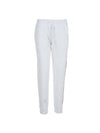 Women's Loop Back Stripe Track Pants White - THOM BROWNE - BALAAN 1