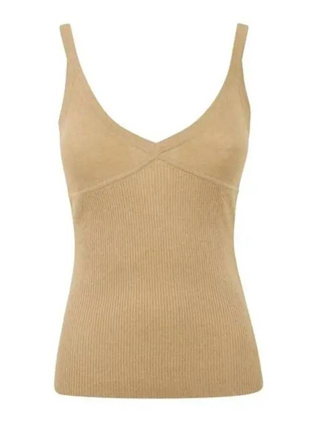 Gallura Cashmere Knit Sleeveless Camel - MAX MARA - BALAAN 2