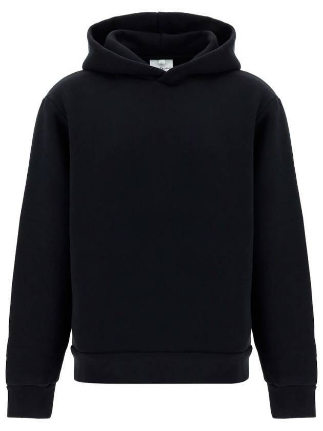 Label Hoodie Black - ACNE STUDIOS - BALAAN 1