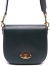 Small Darley Satchel Silky Calf Shoulder Bag Green - MULBERRY - BALAAN 3