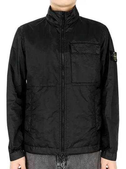 Men's Waffen Patch Membrana 3L TC Nylon Jacket Black - STONE ISLAND - BALAAN 2