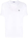 Men's Logo Short Sleeve T-Shirt White - STONE ISLAND - BALAAN 3