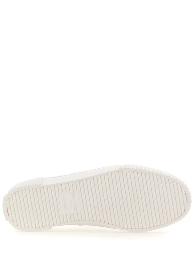 Grosgrain Trimmed Tweed Low Top Sneakers White - THOM BROWNE - BALAAN 6