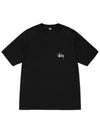 Basic t shirt black 1905001 - STUSSY - BALAAN 2