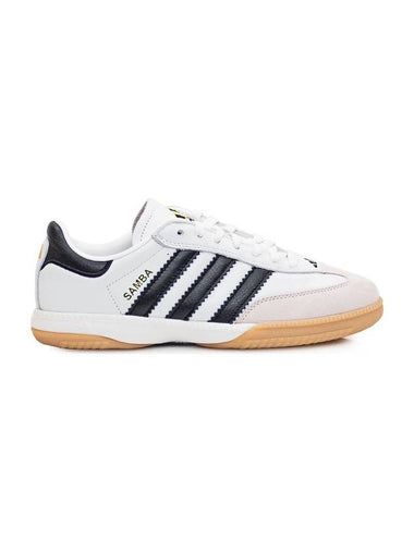 Samba MN Leather Low-Top Sneakers White - ADIDAS - BALAAN 1