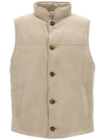 Brunello Cucinelli Suede Vest - BRUNELLO CUCINELLI - BALAAN 1