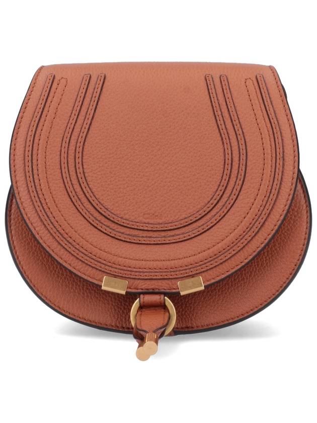 Marcie Saddle Small Grained Leather Cross Bag Tan - CHLOE - BALAAN 2