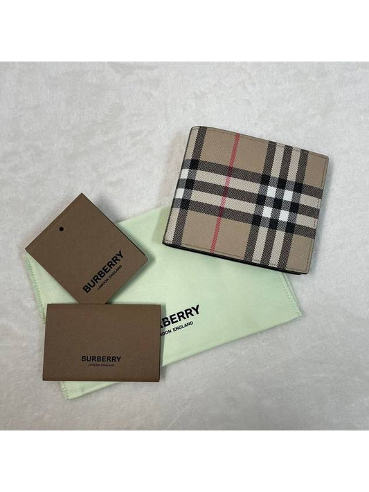 Vintage Check Bifold Wallet Archive Beige - BURBERRY - BALAAN 2