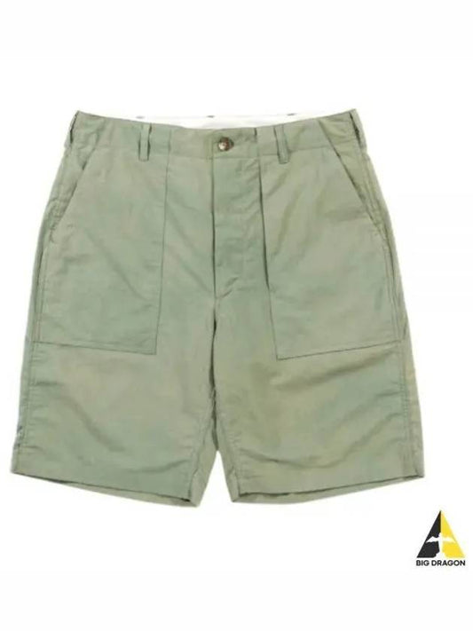 Fatigue Short A Olive Cotton Sheeting MP306 ND035 Shorts - ENGINEERED GARMENTS - BALAAN 1