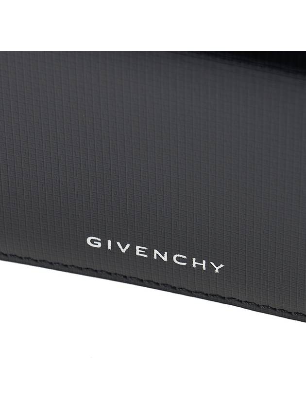 4G Classic Grain Calfskin Half Wallet Black - GIVENCHY - BALAAN 7