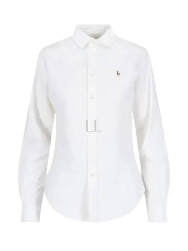 Pony logo oxford shirt 211891377003 - POLO RALPH LAUREN - BALAAN 1