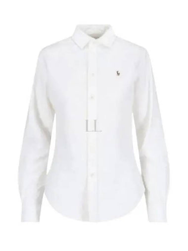 Pony logo oxford shirt 211891377003 - POLO RALPH LAUREN - BALAAN 1