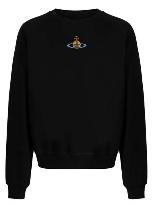 ORB Logo Crewneck Sweatshirt Black - VIVIENNE WESTWOOD - BALAAN 2