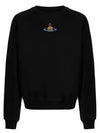 ORB Logo Crewneck Sweatshirt Black - VIVIENNE WESTWOOD - BALAAN 2