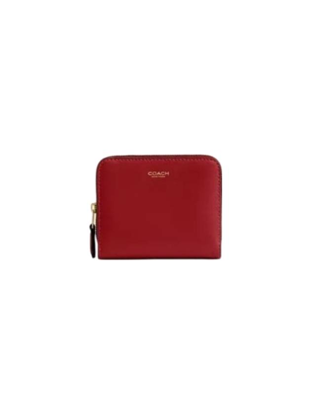 New York Billfold Half Wallet Red - COACH - BALAAN 1